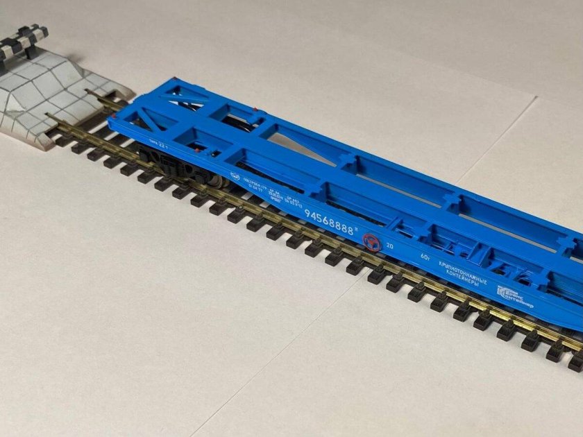 Вагон платформа модель