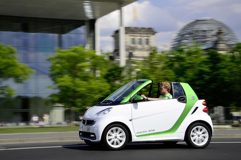 Smart Fortwo электромобиль