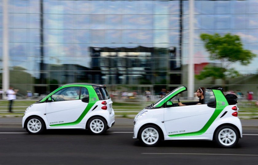 Smart Fortwo электромобиль