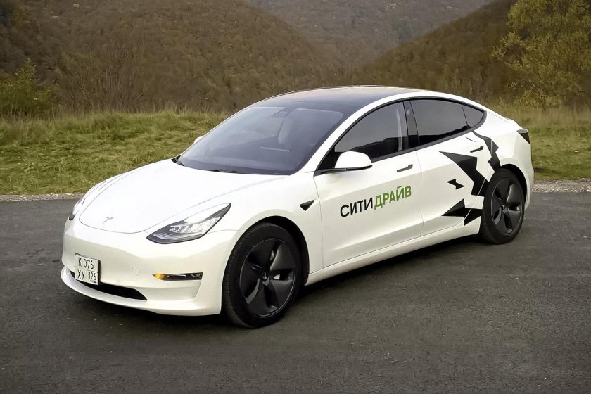 Tesla model 3 СИТИДРАЙВ
