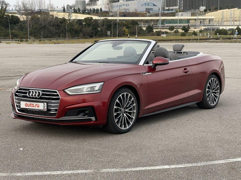 Ауди а 5 кабриолет красный