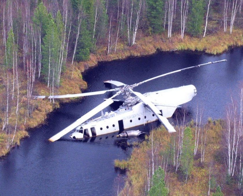 Вертолет ми-6 в Тарко-Сале