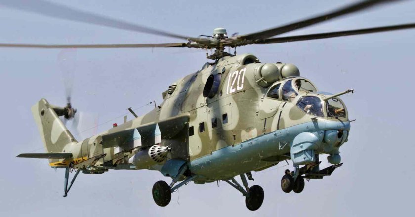 Военный вертолёт ми 24