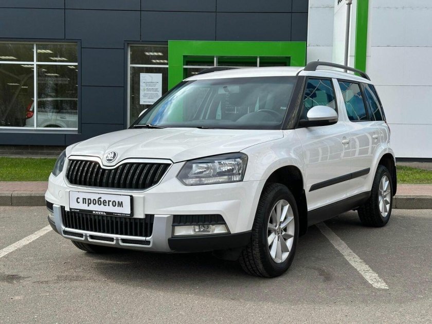 Шкода йети 2014 белого цвета