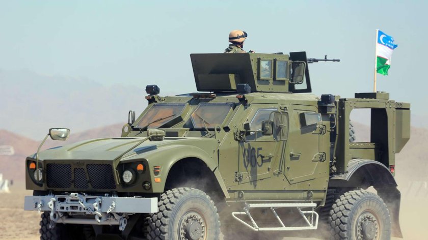 Ошкош бронеавтомобиль Узбекистана