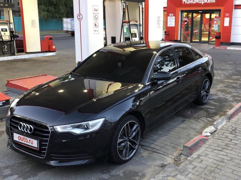 Ауди а6 черная