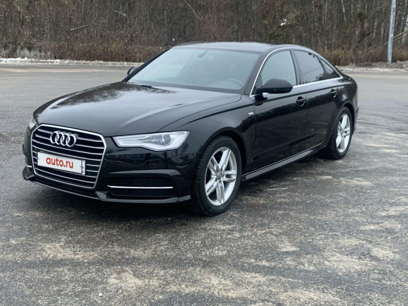Audi a6 черная