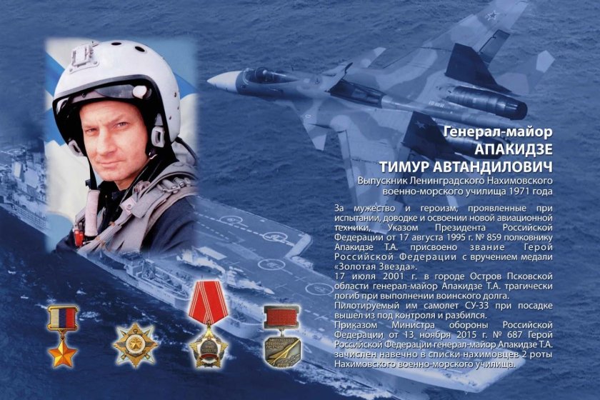 Тимур Автандилович Апакидзе военные лётчики России