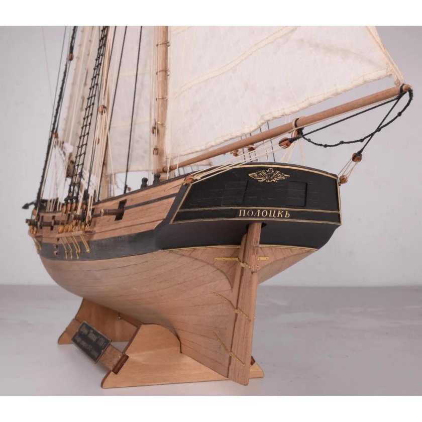 Master korabel" модель сборная "шхуна Полоцк" плюс 1/72 мк0302р