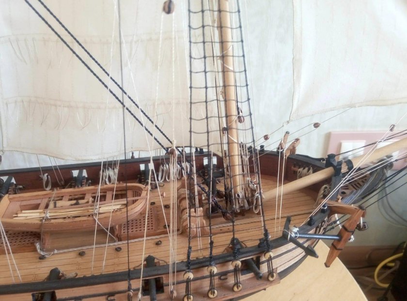 Шхуна Полоцк модель