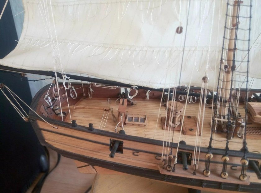 Шхуна Полоцк модель