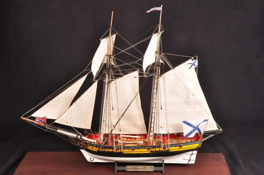 Шхуна ласточка 1/72 эскадра