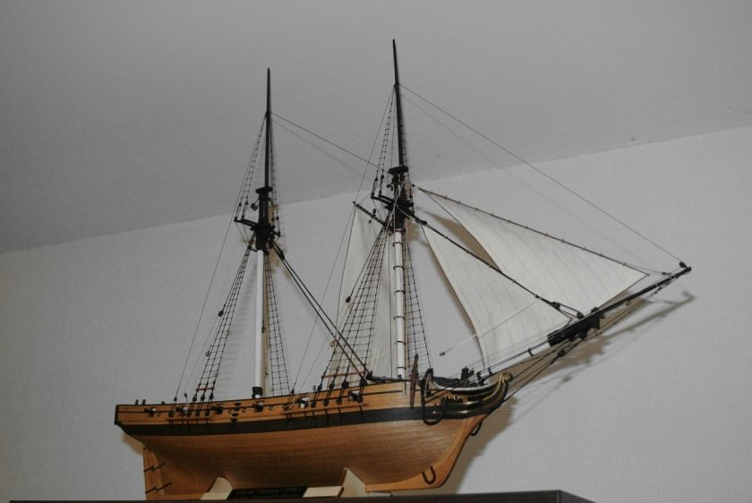 Кормовой декор для модели корабля шхуна полоцк