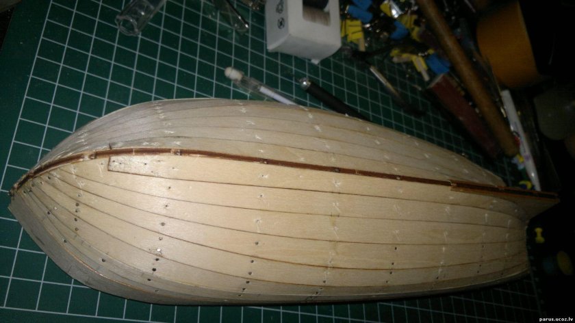 Чертеж шхуны