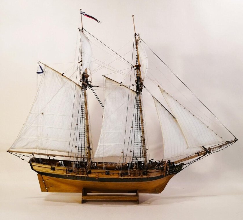 Шхуна полоцк модель