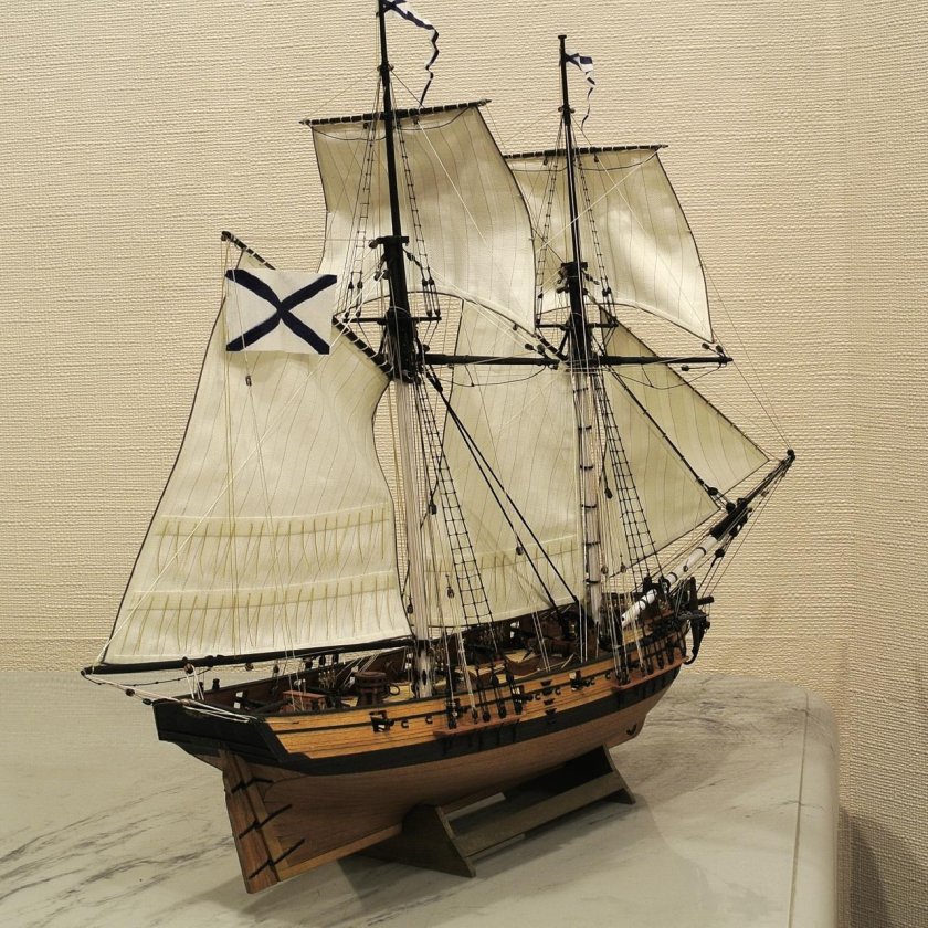 Шхуна Полоцк 1/72