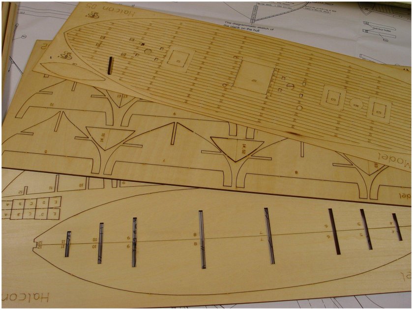Модель корабля Halcon 1840 масштаб 1:48