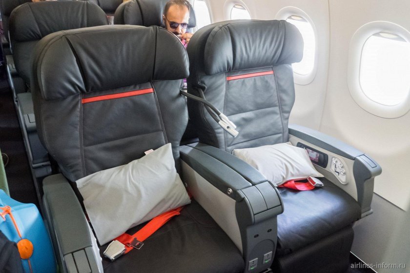 Airbus a321 Turkish Airlines салон