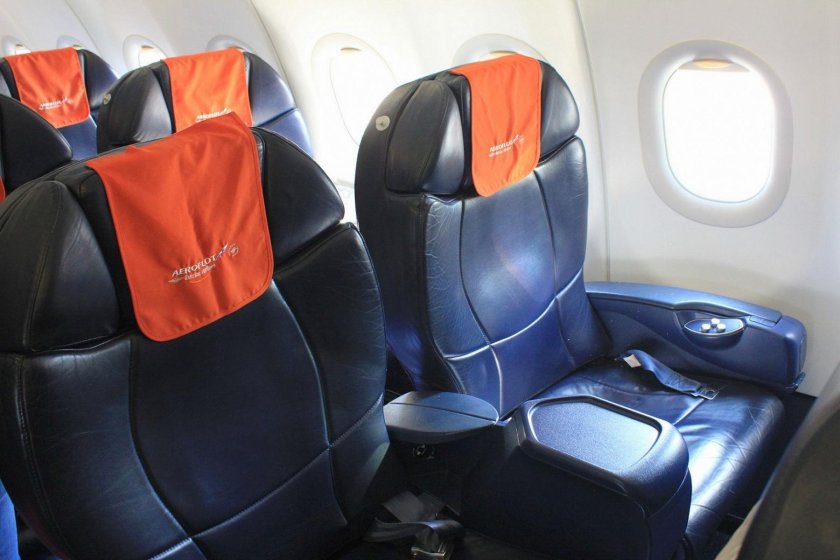 Аэробус а320 Аэрофлот салон