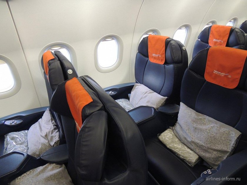 Аэробус а320 Аэрофлот салон