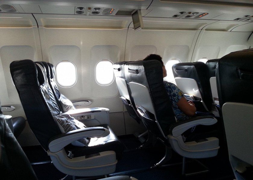 Air Astana a321 салон