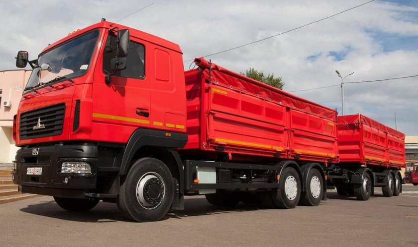 Самосвал зерновоз 6х4 МАЗ 65012j-8535-000