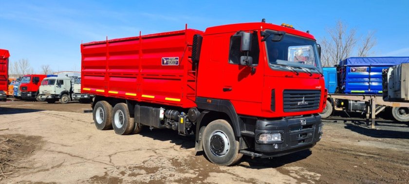 Самосвал зерновоз 6х4 МАЗ 65012j-8535-000