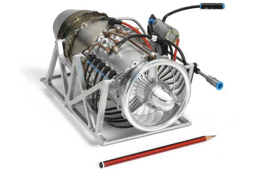 Микро турбореактивный двигатель Джет