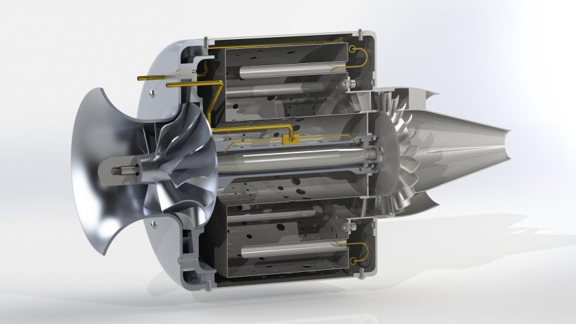 Турбореактивный двигатель KJ-66