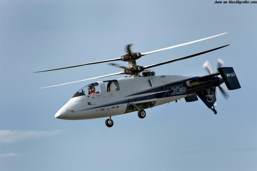 Sikorsky x2 вертолет