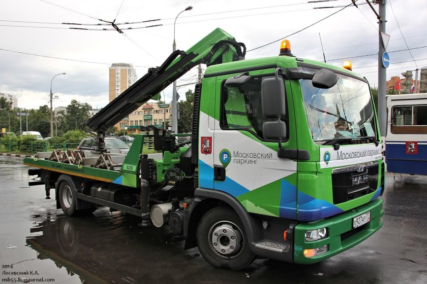 Ман 8.163 эвакуатор