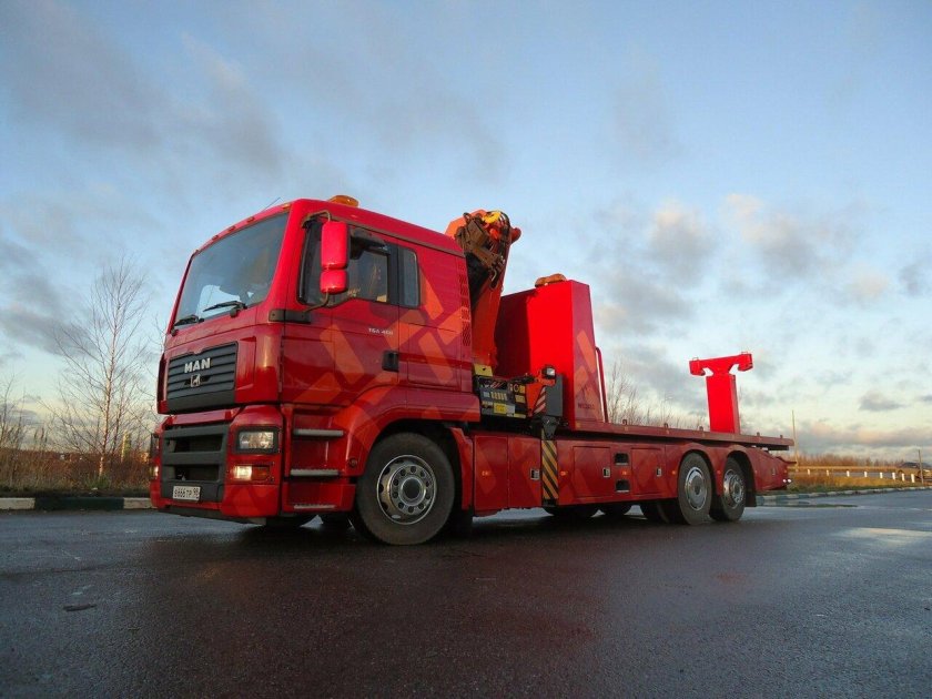 Грузовой эвакуатор man TGS 41.480