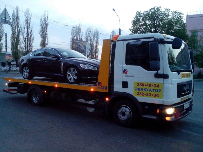 Man TGS эвакуатор