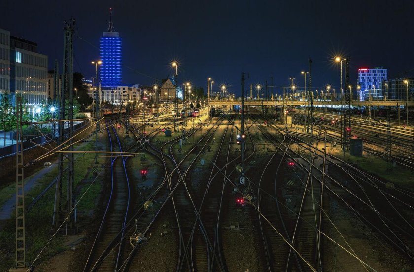 Железнодорожный вокзал в Мюнхене