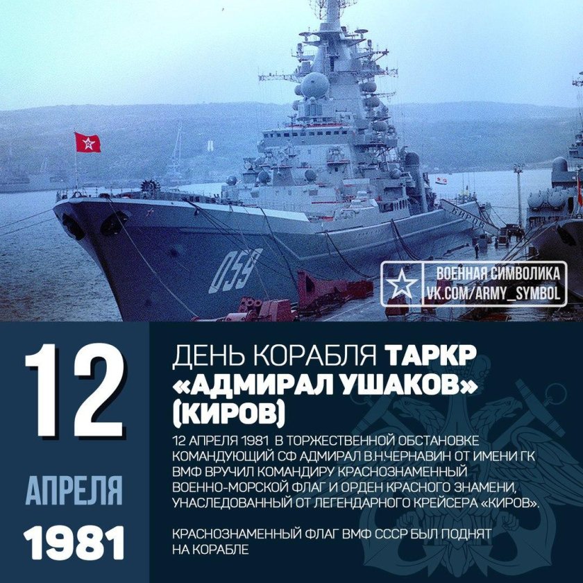 Тяжелый атомный крейсер "Киров".