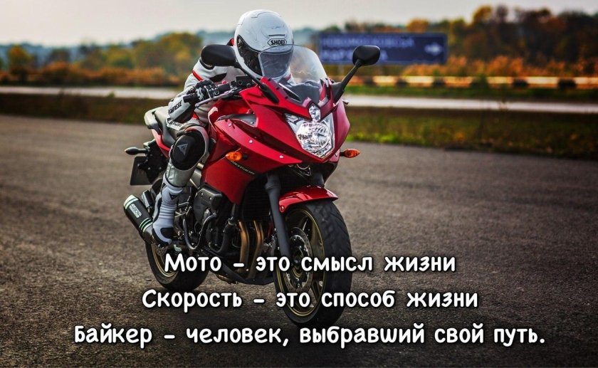 Цитаты про мотоциклы