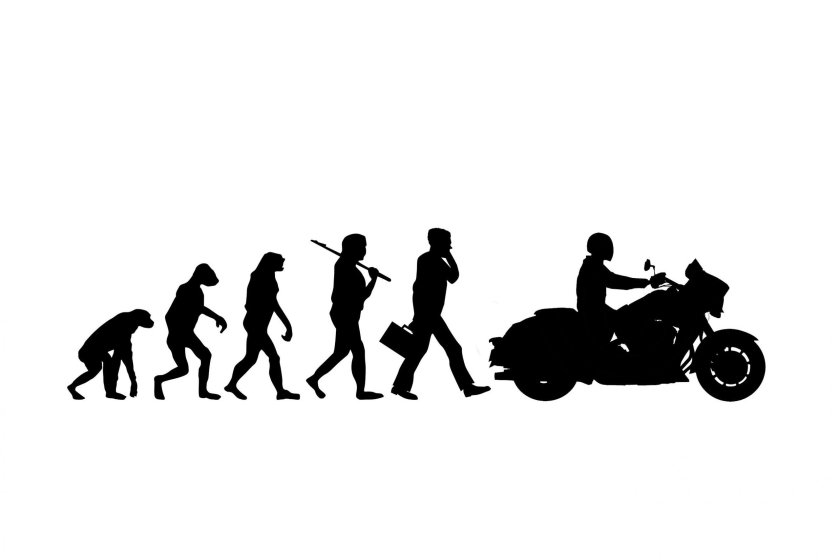 Силуэт мотоцикла