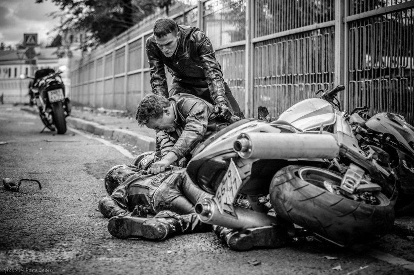 Бешеный мотоциклист