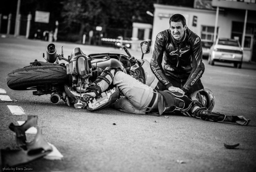 Бешеный мотоциклист