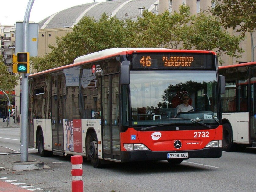 Tmb автобус Барселона
