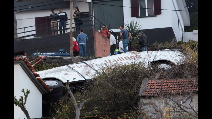 Автокатастрофа на Мадейре