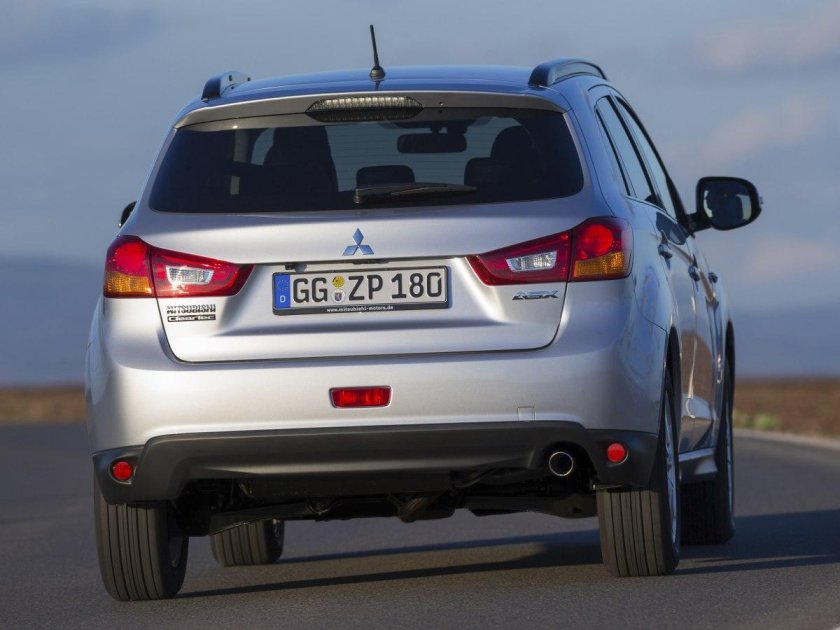 Mitsubishi ASX 2013 сзади