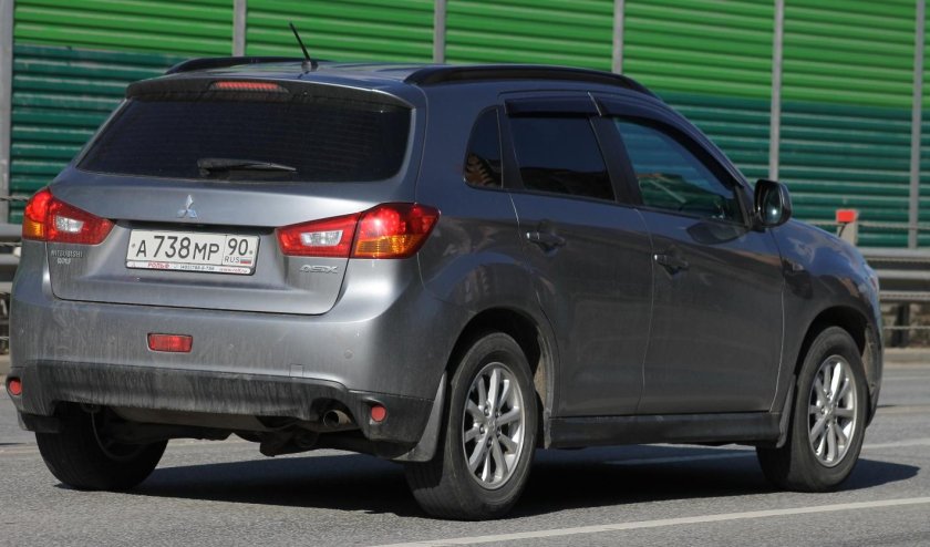 Mitsubishi ASX 2014 задняя часть