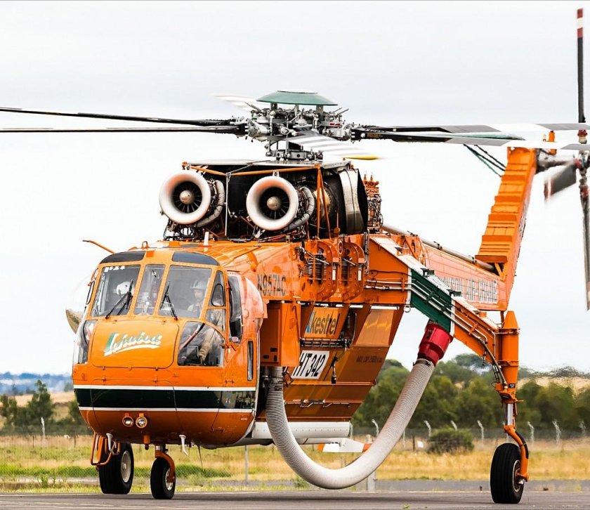 Вертолёт-кран Sikorsky s-64