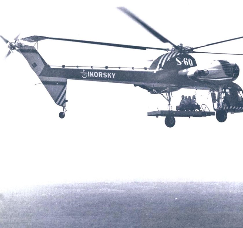 Вертолет-кран Сикорский s-64