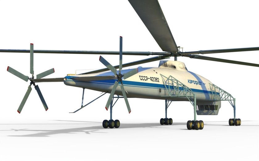 Ми-32 сверхтяжёлый трёхвинтовой вертолёт