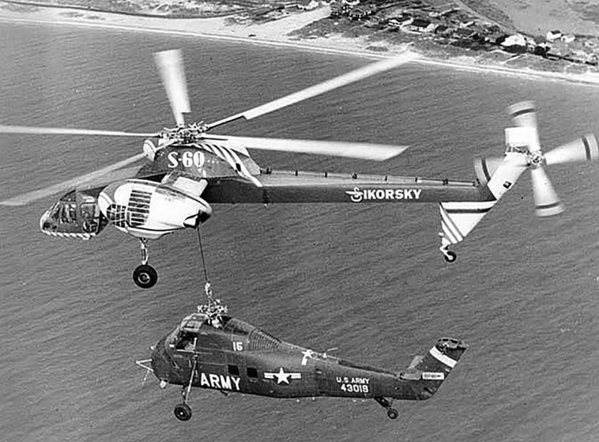 Вертолёт-кран Sikorsky s-64