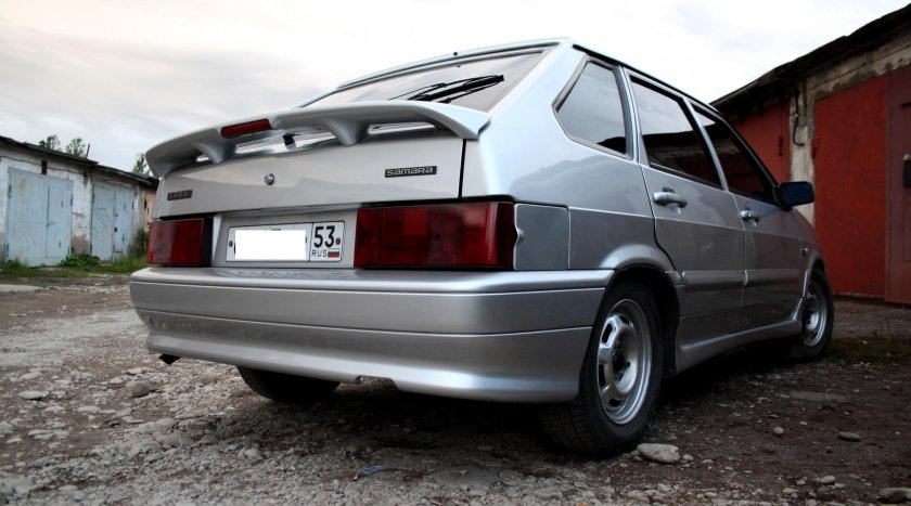 Тонировка задних фар ВАЗ 2114