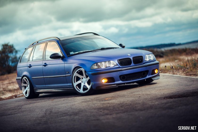 BMW e46 Touring stance