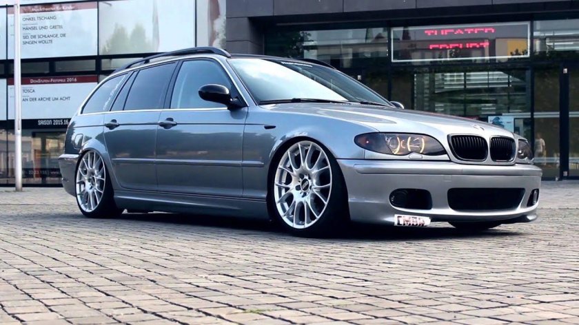 BMW e46 Touring stance